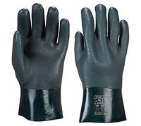 Portwest Gants PVC A827 27 cm double trempage Vert Taille XL - La paire