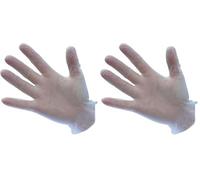 Portwest A900 Gants en vinyle poudrés, Medium, Clair (Lot de 2)