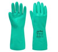 Portwest AB810 Gant résistant aux produits chimiques Nitrosafe Essential, vert - 12 paires de gants - Taille XL