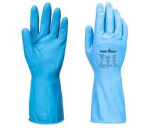 Portwest AP76 Gant de protection FD chimique B Latex (12 paires) Bleu - 12 paires de gants - Taille S