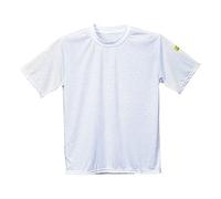 Portwest AS20 Vêtements de Travail Manches Courtes Lavable en Machine Léger | Blanc, M, EN 61340-5-1, EN 1149-5, 65% Polyester, 34% Coton, Protection Anti-Statique, Antistatique, ESD