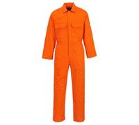 Portwest BIZ1 Combinaison Bizweld Retardateur de flammes Orange, XXXL