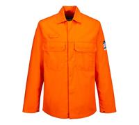 Portwest Veste de travail BIZ2 Bizweld FR résistante aux flammes Orange M pour hommes