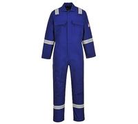 Portwest BIZ5 Combinaison Bizweld FR Iona Fermeture Pressions Boucles Radio | Bleu roi, 3XL, EN ISO 11612, EN 61482-1-1, Poches Genoux, Tissu Classé UPF 40+, Coupe Souple, Arc Électrique, 8 Poches