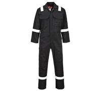 Combinaison anti-flamme - PORTWEST - Bizweld Iona - Noir - 100% coton 330g - Certifiée EN ISO 11612 S