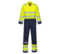 Portwest BIZ7 Warnschutz Anti-Static Bizflame Pro Overall Yellow/Navy Gr. XL