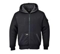 Portwest Blouson à capuche Pewter, Couleur: Noir, Taille: XXXL, KS32BKRXXXL
