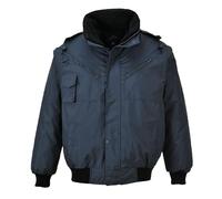Portwest Blouson Bomber 4 en 1, Couleur: Marine, Taille: M, F465NARM