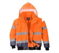 Portwest Blouson Bomber C465 3-en-1 Haute visibilité bicolore Orange/Marine XL