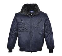 Portwest Blouson Pilot, Couleur: Marine, Taille: 4XL, PJ10NAR4XL