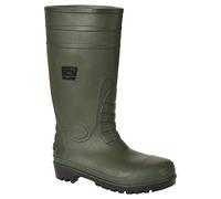 Portwest Bottes de sécurité Wellington S5, Couleur: Vert, Taille: 47, FW95GNR47