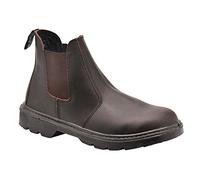 Portwest Bottillon Steelite Dealer S1P, Couleur: Brun, Taille: 48, FW51BRR48
