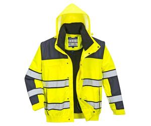Portwest C466 Blouson HiVis 3 en 1 Jaune/Noir - Taille 6XL