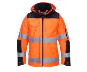 Portwest C469 Blouson 3-en-1 Pro Hi-Vis Orange/Noir - Taille XS