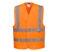 Portwest C470 Gilet Haute-Visibilité Baudrier Double Ceinture Orange - Taille XXS/XS