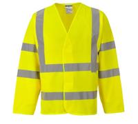 Portwest C473 Gilet 2 Bandes Baudrier manches Coupe Ample Léger
