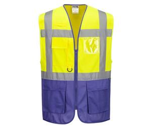 Portwest C476 Gilet Executive Warsaw Jaune/violet - Taille XXL
