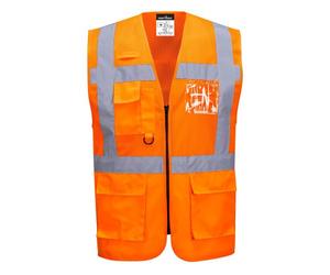 Portwest C496 Gilet exécutive maille Madrid Orange - Taille 4XL