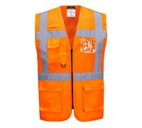 Portwest C496 Gilet exécutive maille Madrid Orange - Taille 5XL