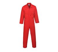 Portwest Combinaison Liverpool C813 – Ouvertures d'accès latérales zippées – Rouge XL