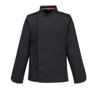 Portwest C846 Veste de cuisine manches longues Stretch Mesh Air Pro Blanc - Taille XS