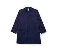 Portwest C852 Manteau Polycoton Lavable en Machine à 60°C Tissu Pré Rétréci | Marine, L, UPF 50+, 65% Polyester, 35% Coton, Deux Poches Plaquées, Résistant à L'usure, Bord Avant Caché, Fermeture Éclair