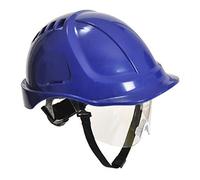 Portwest Casque de sécurité PW54 Endurance Plus avec visière Bleu Royal