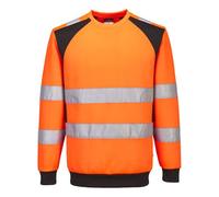 Portwest CD805 Sweat HV éco-conçu WX2 Orange/Noir - Taille XXXL