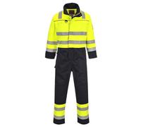 Portwest FR60 Combinaison de protection multi-normes Yellow/Navy Taille L