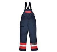 Portwest Cotte à bretelles Bizflame Plus, Couleur: Marine, Taille: XXXL, FR57NARXXXL