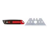 Portwest Cutter Ultra Safety, Couleur: Noir, KN10BKR & Martor 5232 Remplacement de trapézoïdale lame pour Mizar/Profia 10 pièces
