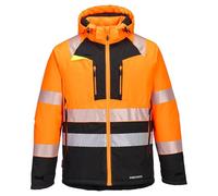 PORTWEST Parka d'hiver DX4 Hi-Vis Class 2 Orange/Noir M - Vêtements de travail