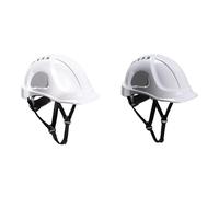 Portwest Endurance Visor Helmet, colorWhitetalla 56-63 & PS54 Endurance Casque de Sécurité Léger pour Construction Blanc