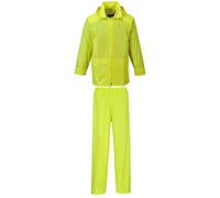 Portwest Ensemble de pluie (veste pantalon), Couleur: Jaune, Taille: XL, L440YERXL