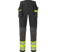 Portwest EV4 Pantalon stretch haute visibilité Classe 1 avec holsters amovibles Jaune long 40
