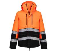 Portwest EV467 Parka sherpa EV4 HV Orange/Noir - Taille XL
