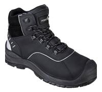 Portwest FC58 Chaussures de sécurité montantes Semelle Double Densité Léger | Noir, 40, S3L EN ISO 20345, Panneaux Réfléchissants, Certifié CE, Non Métallique, Antistatique