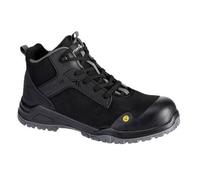 Portwest FE01 Chaussure haute Bevel Composite S3S ESD SR FO Noir/Gris - Taille 47