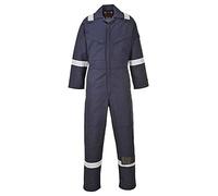 Portwest FF50 Combinaison FR Aberdeen Coutures Triples Renforcées 10 Poches | Marine, EN 17353 Type B2, EN ISO 11611, EN 61482-1-2, EN 1149-5, EN ISO 11612, Boucles Radio, Zip à Double Curseur, Ignifuge