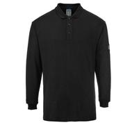 Portwest FR10 Polo manches longues Modaflame Marine - Taille M