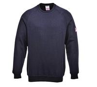 Portwest FR12 Sweat-shirt antistatique ignifugé à manches longues Navy Taille M