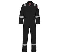 Portwest Combinaison FR21 super légère antistatique ignifugée 210 g Noir XL