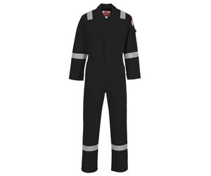 Portwest FR21 Combinaison super légère, antistatique 210g Black T. S