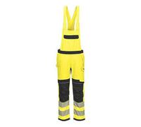 Portwest FR420 Cotte à bretelles HV Modaflame PW3 Jaune/Noir - Taille S