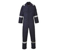 Portwest FR50 Combinaison Flamme Résistant et Antistatique 350g Marine - Taille 6XL - Long