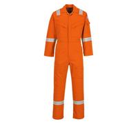 Portwest FR50 Combinaison Flamme Résistant et Antistatique 350g Tall de couleur Orange - Taille 5XL - Long