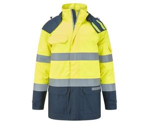 Portwest FR617 Parka Bizflame HV Jaune/Marine - Taille L
