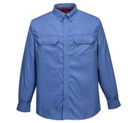 Portwest FR69 Bizflame Plus Hemd Bleu Gr. M