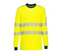 Portwest FR701 Tee shirt Modaflame PW3 HV Jaune/Noir - Taille XS
