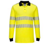 Portwest FR702 WX3 Polo ignifugé de sécurité jaune/noir taille XL